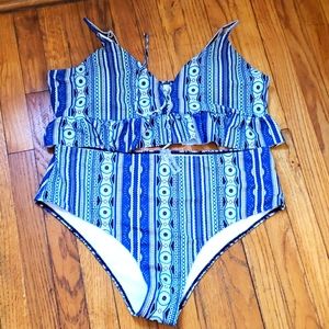 Shein ruffle bikini 4xl